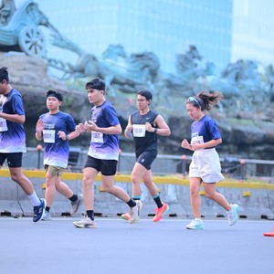 Race photo from KEMLU RUN 2026