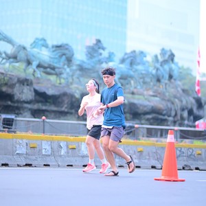 Race photo from KEMLU RUN 2026