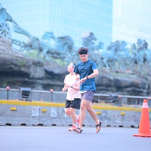 Race photo from KEMLU RUN 2026