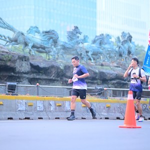 Race photo from KEMLU RUN 2026