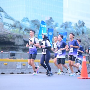 Race photo from KEMLU RUN 2026