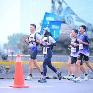 Race photo from KEMLU RUN 2026
