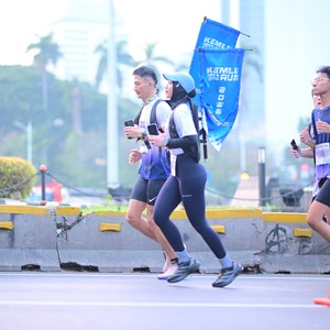 Race photo from KEMLU RUN 2026