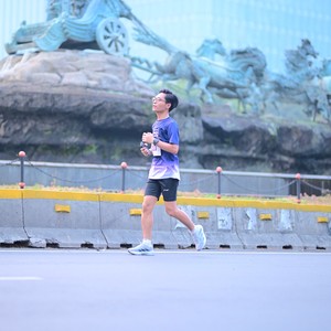 Race photo from KEMLU RUN 2026