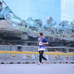 Race photo from KEMLU RUN 2026