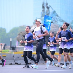 Race photo from KEMLU RUN 2026