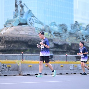 Race photo from KEMLU RUN 2026