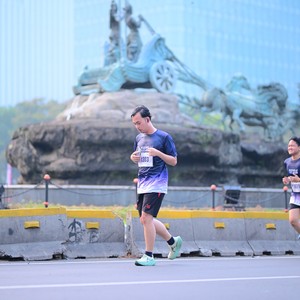 Race photo from KEMLU RUN 2026