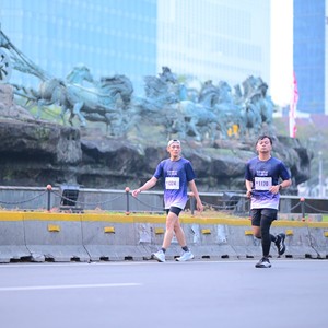 Race photo from KEMLU RUN 2026