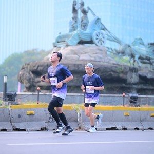 Race photo from KEMLU RUN 2026
