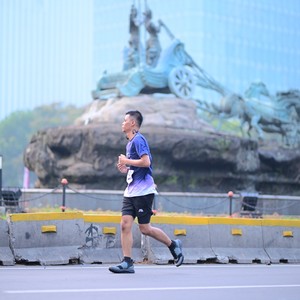 Race photo from KEMLU RUN 2026