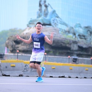 Race photo from KEMLU RUN 2026