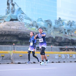 Race photo from KEMLU RUN 2026
