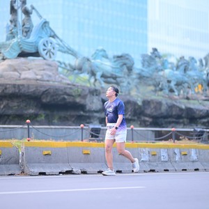 Race photo from KEMLU RUN 2026