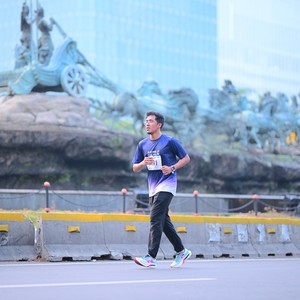 Race photo from KEMLU RUN 2026