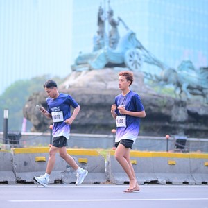 Race photo from KEMLU RUN 2026