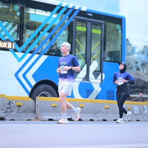 Race photo from KEMLU RUN 2026