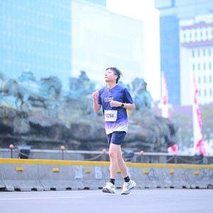 Race photo from KEMLU RUN 2026