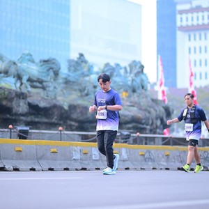 Race photo from KEMLU RUN 2026