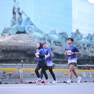 Race photo from KEMLU RUN 2026