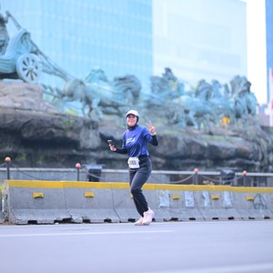 Race photo from KEMLU RUN 2026