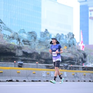 Race photo from KEMLU RUN 2026