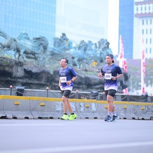 Race photo from KEMLU RUN 2026