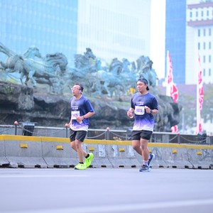 Race photo from KEMLU RUN 2026
