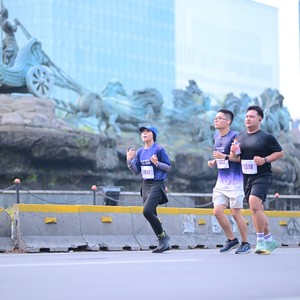 Race photo from KEMLU RUN 2026