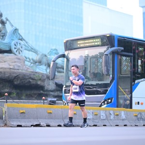 Race photo from KEMLU RUN 2026