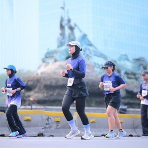 Race photo from KEMLU RUN 2026