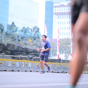 Race photo from KEMLU RUN 2026