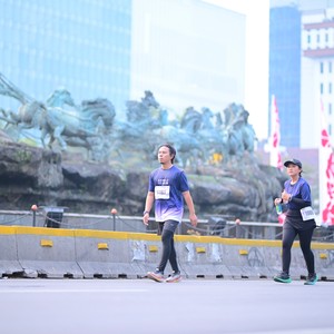 Race photo from KEMLU RUN 2026