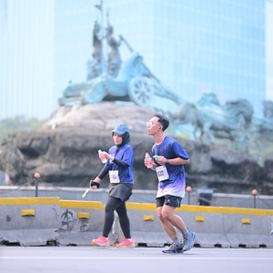 Race photo from KEMLU RUN 2026