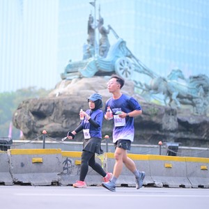 Race photo from KEMLU RUN 2026