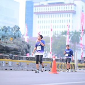 Race photo from KEMLU RUN 2026