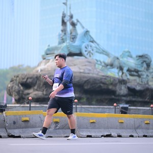 Race photo from KEMLU RUN 2026