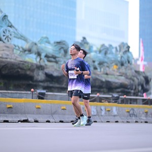 Race photo from KEMLU RUN 2026