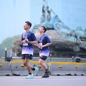 Race photo from KEMLU RUN 2026