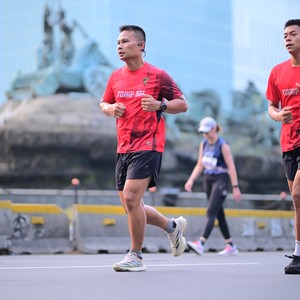 Race photo from KEMLU RUN 2026