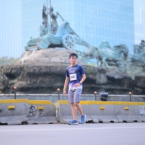 Race photo from KEMLU RUN 2026