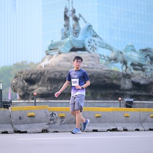 Race photo from KEMLU RUN 2026