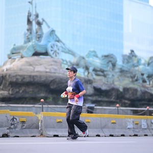 Race photo from KEMLU RUN 2026