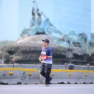 Race photo from KEMLU RUN 2026