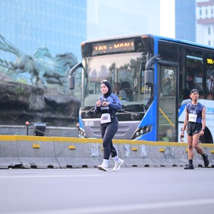 Race photo from KEMLU RUN 2026