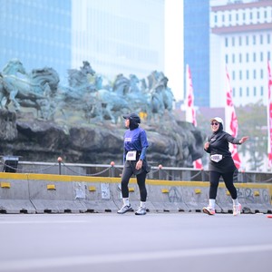 Race photo from KEMLU RUN 2026