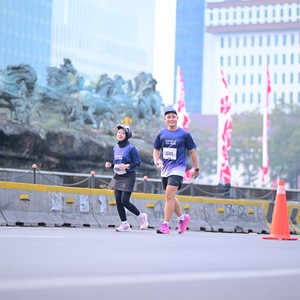 Race photo from KEMLU RUN 2026