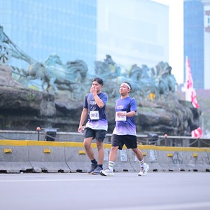 Race photo from KEMLU RUN 2026
