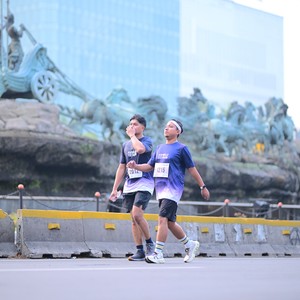 Race photo from KEMLU RUN 2026
