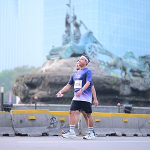 Race photo from KEMLU RUN 2026